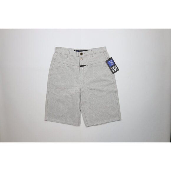 Deadstock Vtg 90s Marithe Francois Girbaud Mens 32 Baggy Denim Jean Shorts Gray - Picture 1 of 16